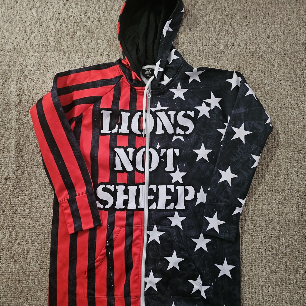 Kids Hoodie - Red and Black